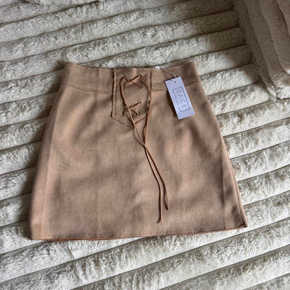 Sage the label tan suede